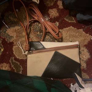 Tiny leather purse